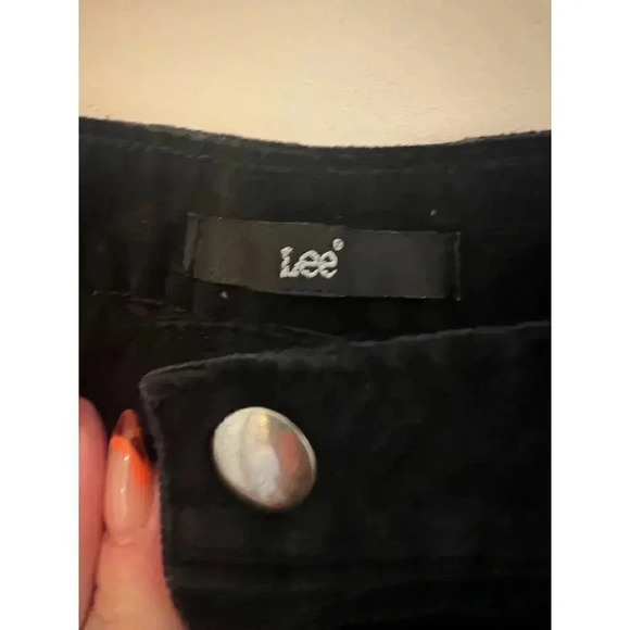 Lee Corderoy skirt below knee 6pocket front slit size 10 - Picture 4 of 6